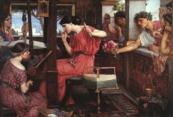 約翰 威廉姆 沃特豪斯 Penelope and the Suitors 約翰 威廉姆 沃特豪斯 Penelope and the Suitors